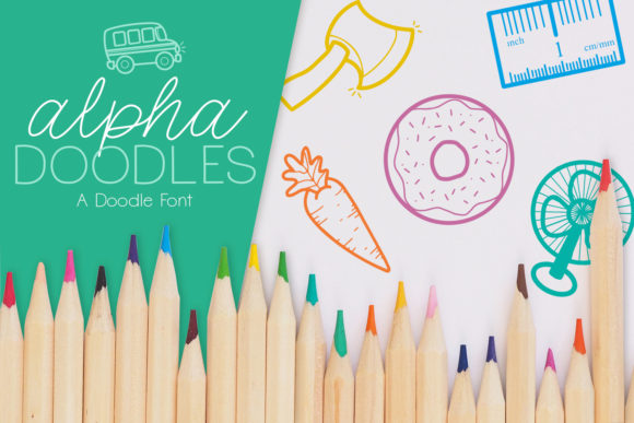 Alpha Doodles: A Playful Typeface for Editorial Design