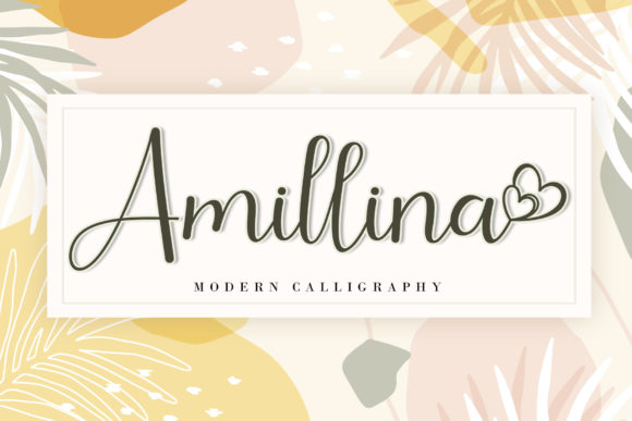 Amillina: A Delicate Script Font for Creative Branding