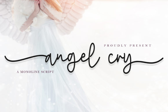 Angel Cry: A Script Font That Elevates Handmade Creations