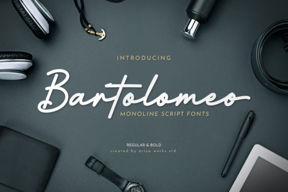 Bartolomeo: A Timeless Script Font for Editorial Elegance