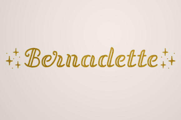 Bernadette: A Delicate Script Font for Creative Projects