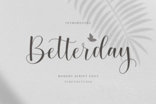 Betterday Script Font for Digital Marketing