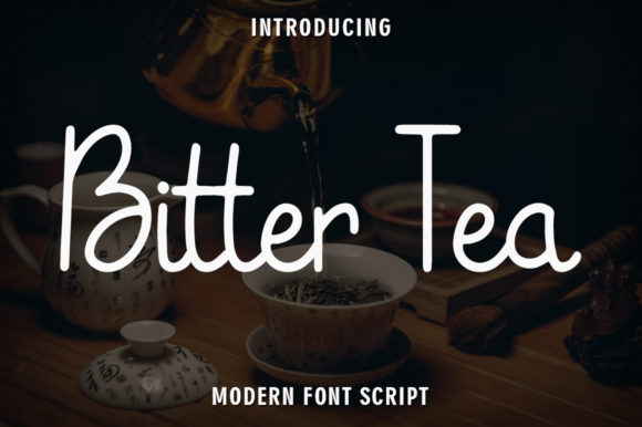 Bitter Tea: A Handwritten Font for Creative Makers