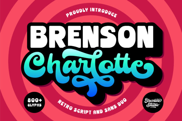 Brenson Charlotte Font for Handmade Creations