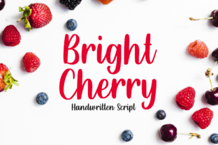 Bright Cherry: A Timeless Script Font for Editorial Elegance