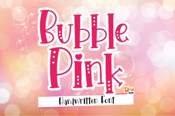 Bubble Pink Font Review for Web Design