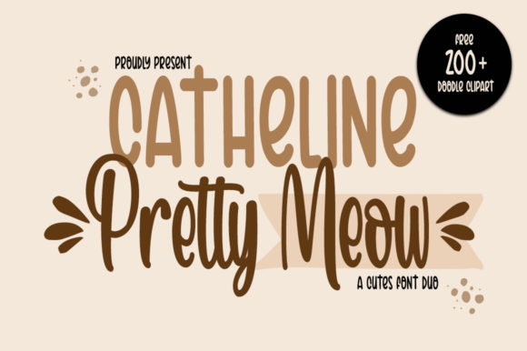 Catheline Pretty Meow: A Versatile Handwritten Font for Branding