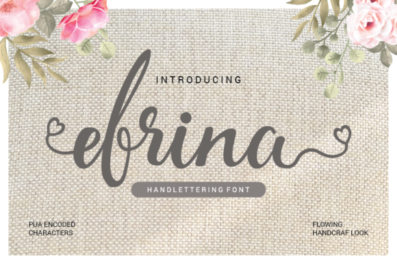 Efrina: A Handwritten Font for Thoughtful Editorial Design