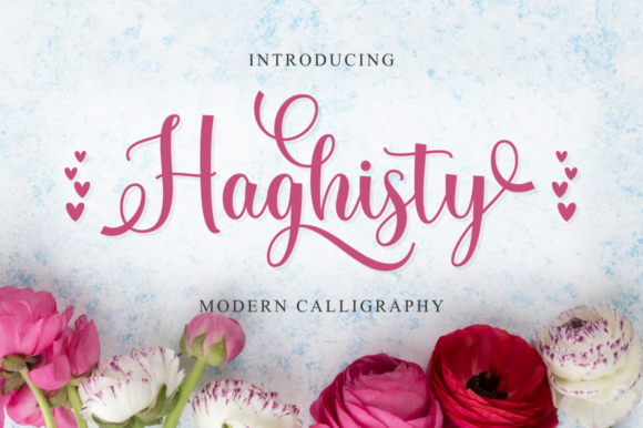 Haghisty: A Handwritten Font for Editorial Design