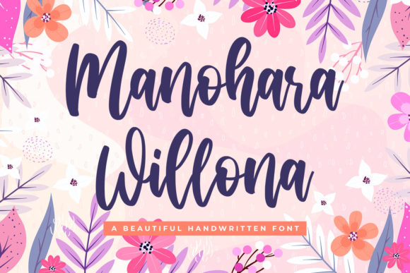 Manohara Willona: A Sweet Script Font for Web Design