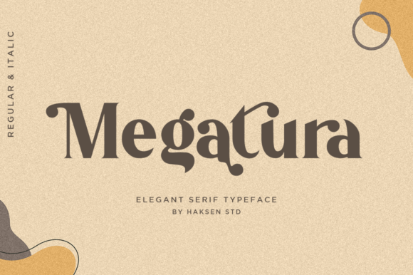 Megatura: A Bold Serif Font for Digital Branding