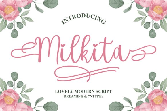 Milkita: A Stylish Script Font for Handmade Creations