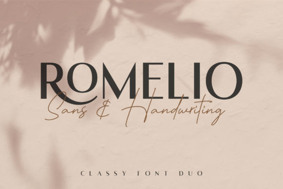 Romelio: A Script Font for Creative Projects