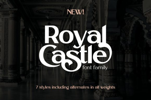 Royal Castle: A Luxurious Font for Small Business Branding