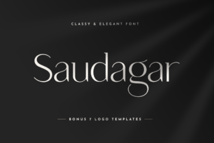 Saudagar: A Stylish Serif Font for Branding