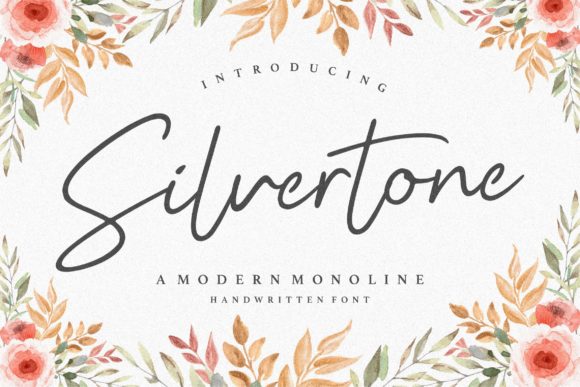 Silvertone: A Delicate Script Font for Creative Makers