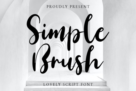 Simple Brush: A Handwritten Font for Elegant Editorial Design