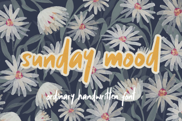 Sunday Mood: A Handwritten Font for Modern Editorial Design