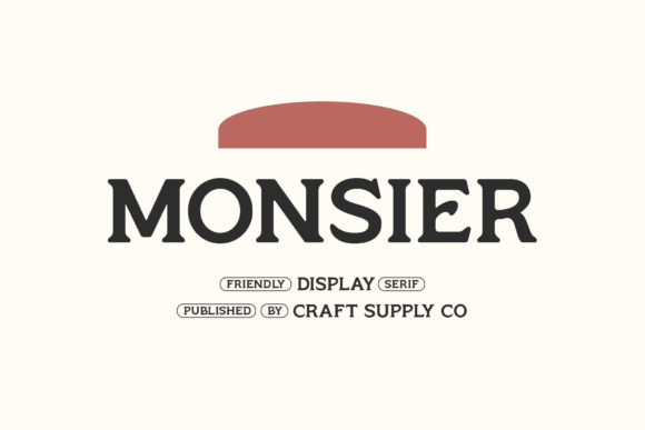 Testing Monsier: A Bold Serif Font for Web Design Projects