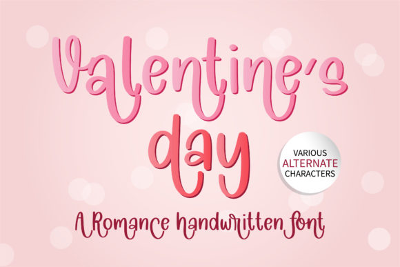 Valentine’s Day Font for Editorial and Design Projects