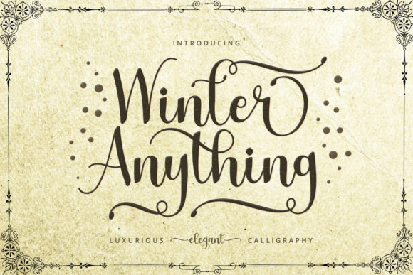 Winter Anything Font for Campaign Clarity and Style